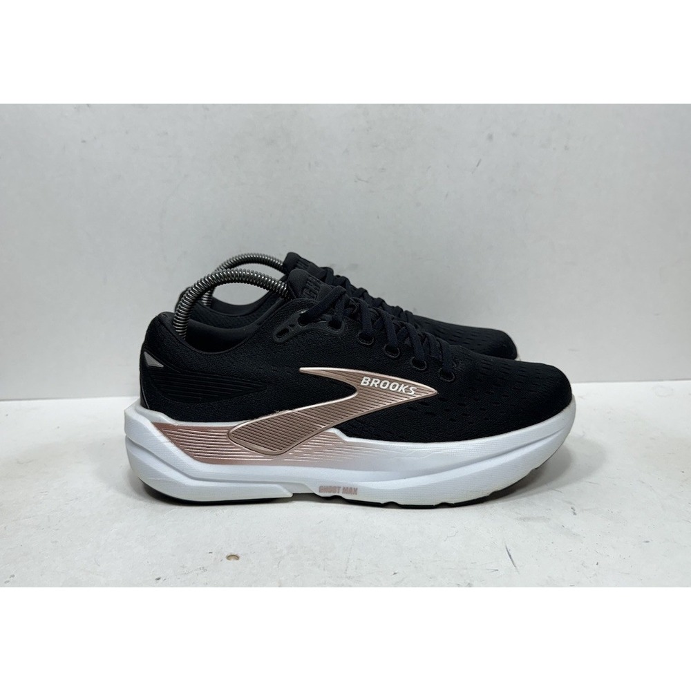 Brooks Ghost Max 3 Running Shoes Black Rose Gold 1204571B043 Women's Size 8.5 B